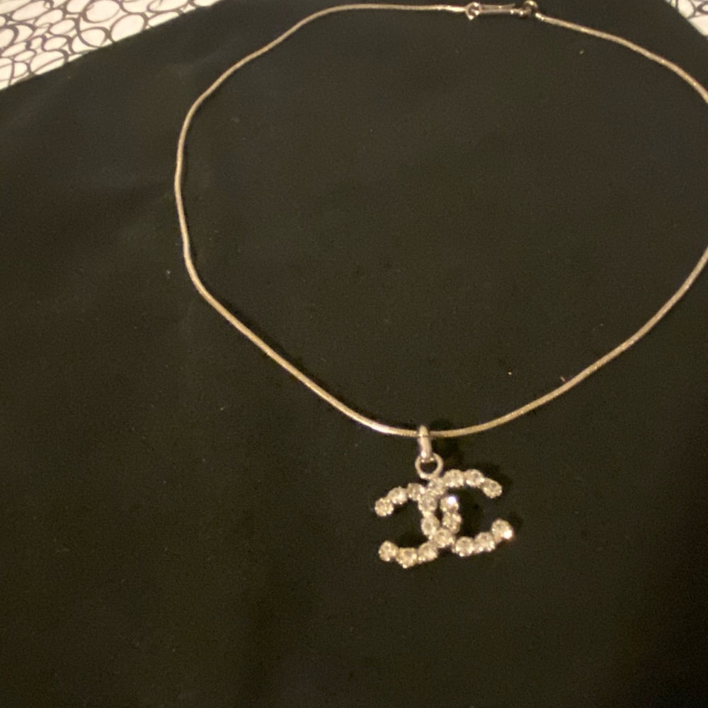 Chanel cc logo vintage crystal necklaces - Picture 9 of 12